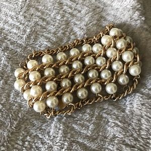 Gold + Pearl Bracelet